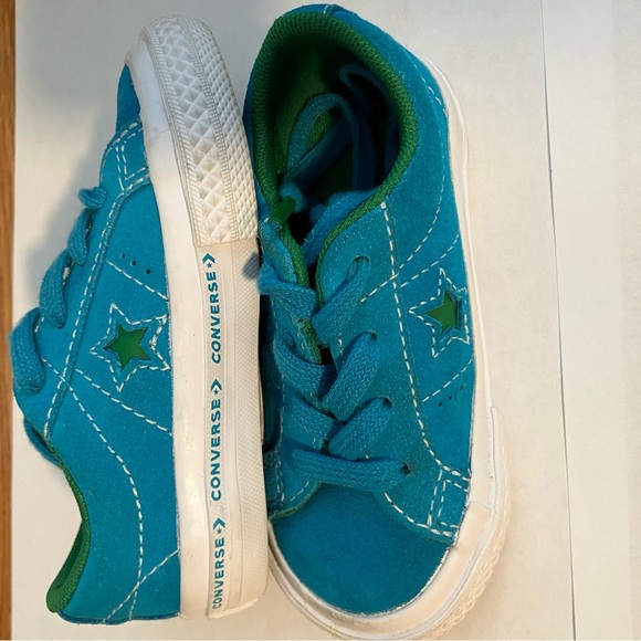 Converse Toddler Green Teal Size 6 - Picture 3 of 3